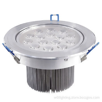 15W LED Normal Ceiling Down-light with Epistar LEDs, Double Plug, Aluminum Material